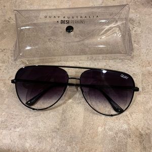 QUAY sunglasses - high key frame